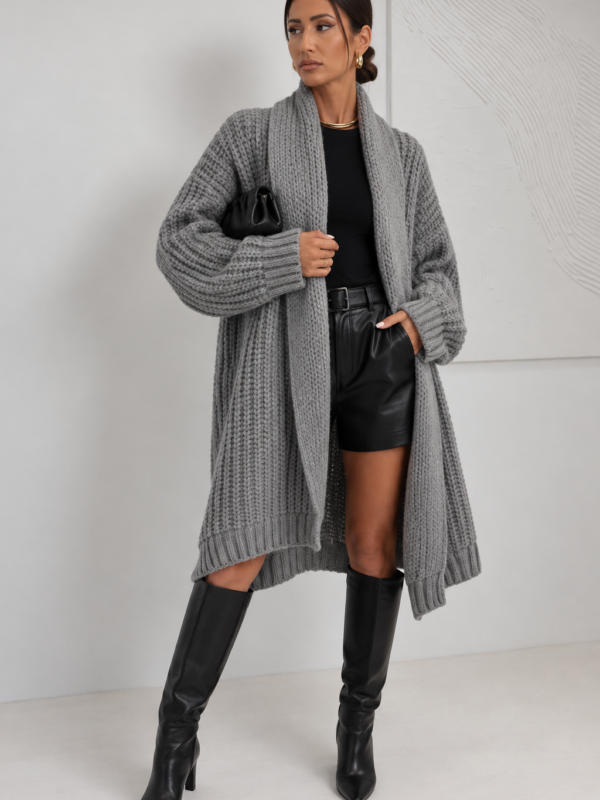 KARDIGAN OVERSIZE #FINAL GRAY
