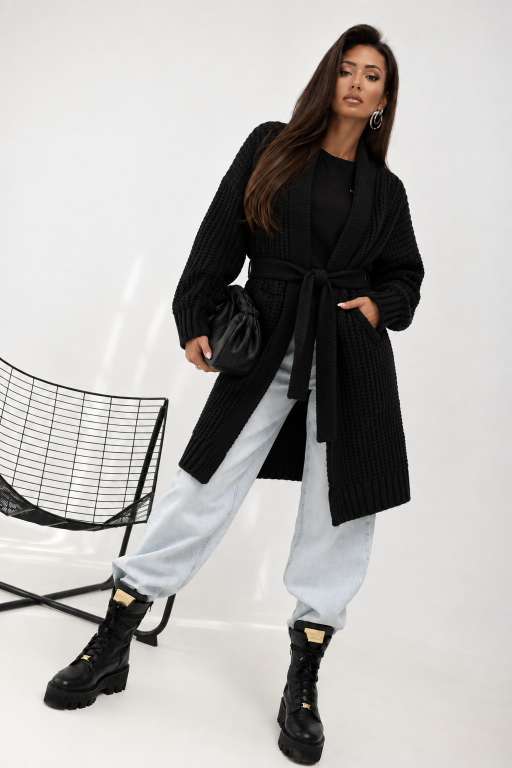 KARDIGAN OVERSIZE #FINAL BLACK