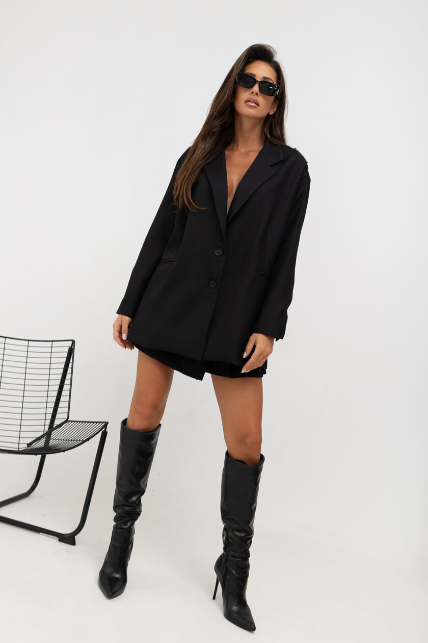 MARYNARKA OVERSIZE Open Back Tie - obrazek 4
