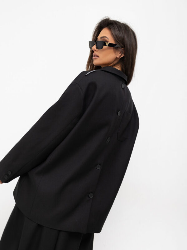 MARYNARKA OVERSIZE Button Back