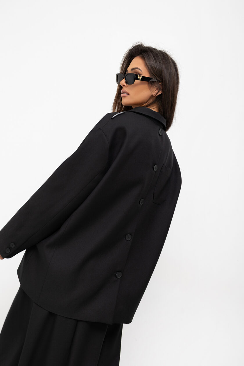 MARYNARKA OVERSIZE Button Back