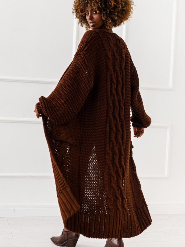 KARDIGAN  OVERSIZE BORDEAUX #3