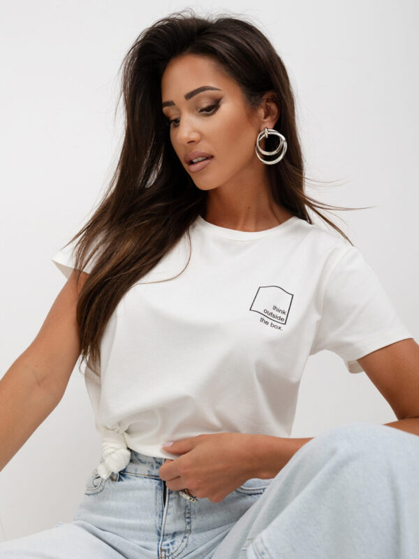 T-SHIRT OVERSIZE THE BOX #MCO WHITE