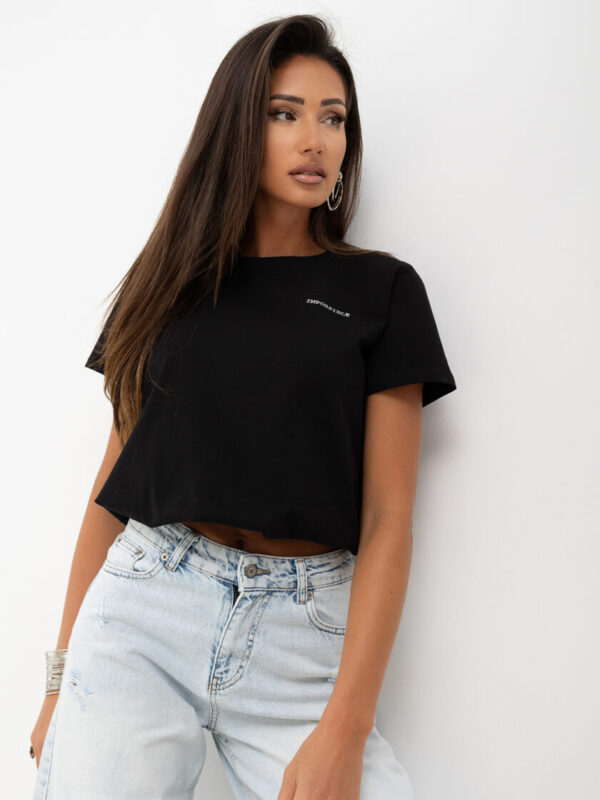 T-SHIRT OVERSIZE Imposible #MCO BLACK
