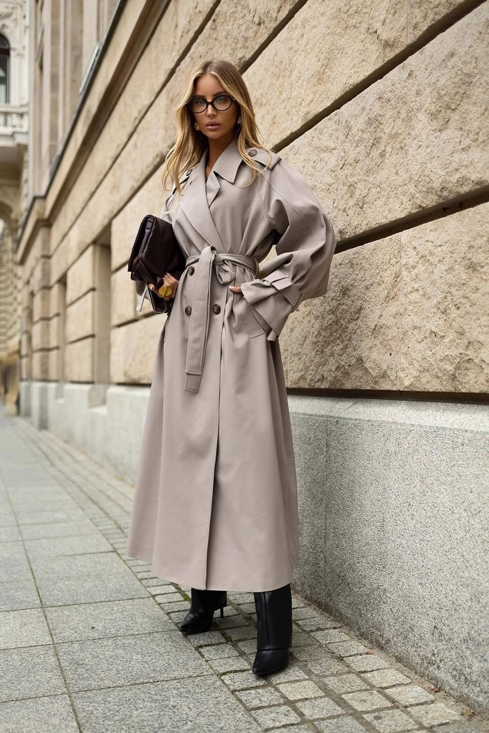 Płaszcz BABILON #ING BEIGE - obrazek 3