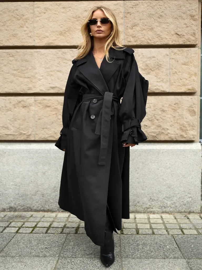 Płaszcz BABILON #ING BLACK - obrazek 5